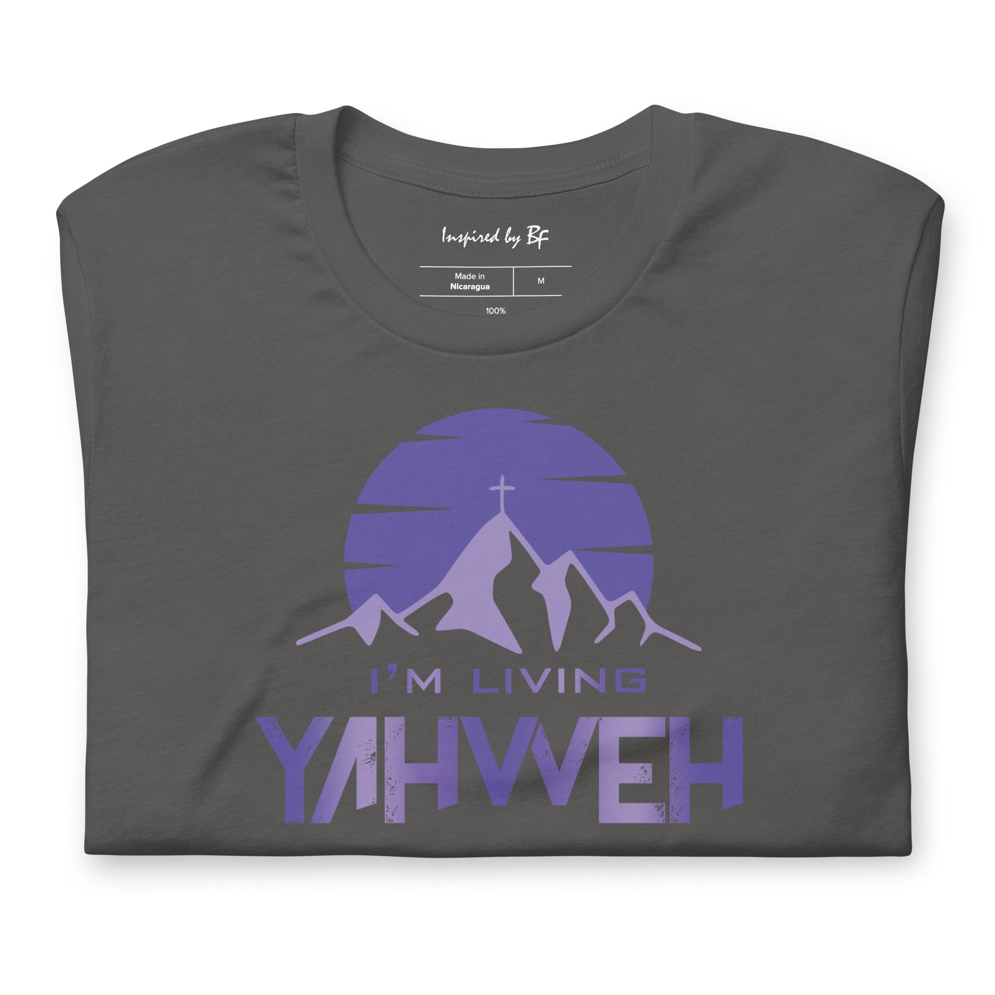 I'm Living Yahweh | Short-Sleeve Unisex T-Shirt | Amethyst