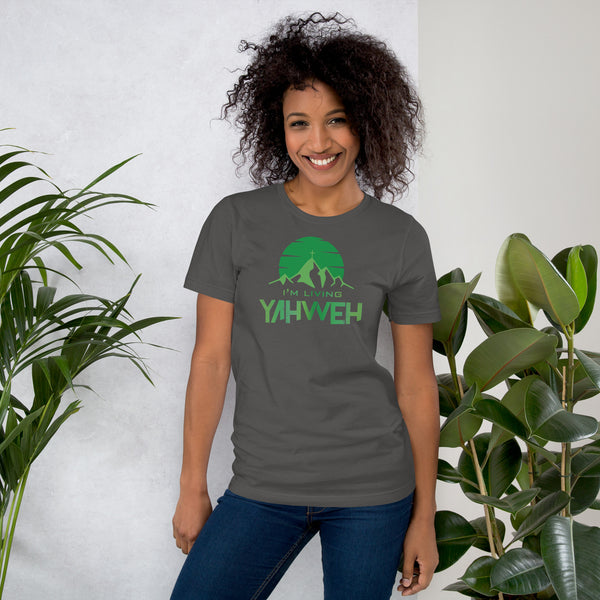 I'm Living Yahweh | Short-Sleeve Unisex T-Shirt | Emerald