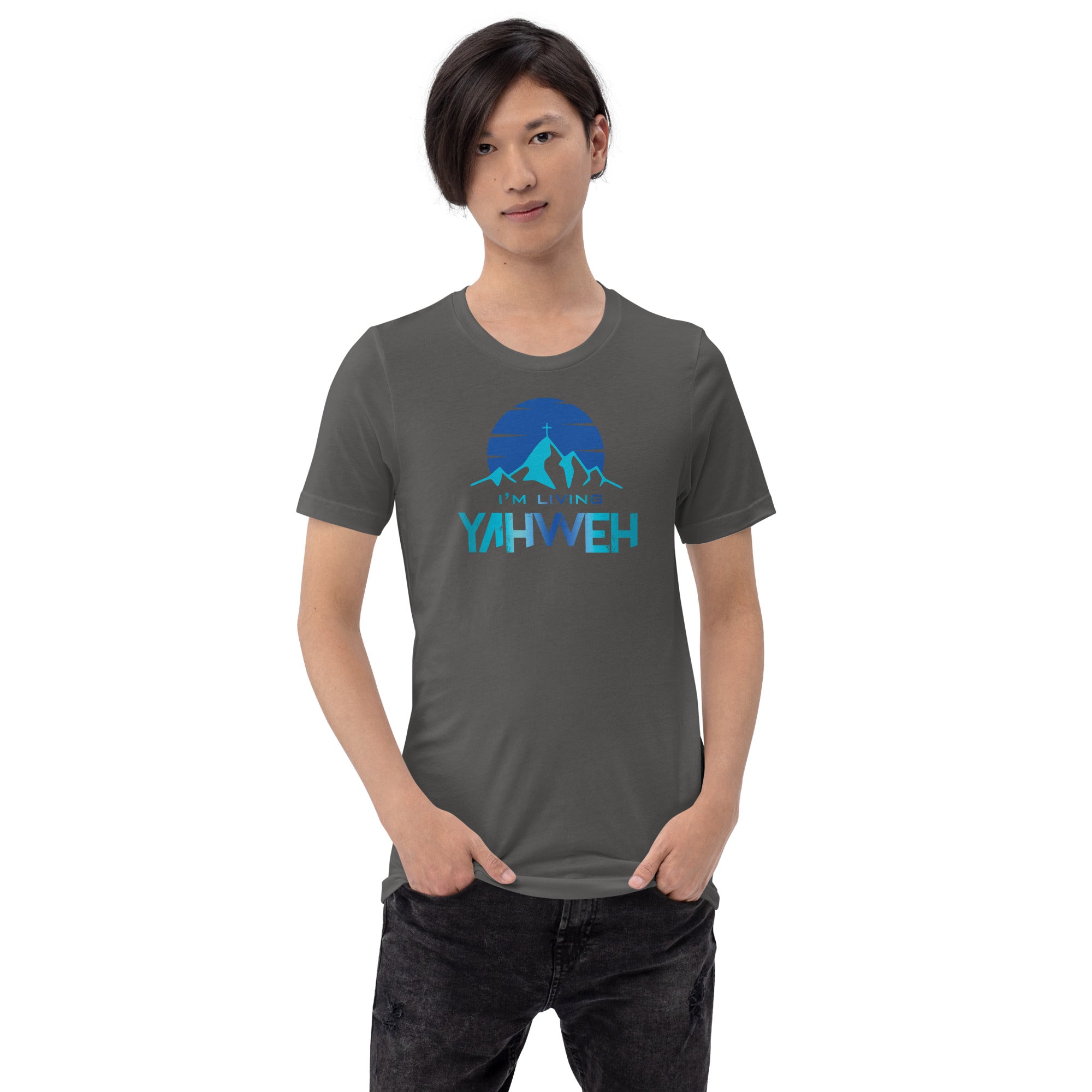 I'm Living Yahweh | Short-Sleeve Unisex T-Shirt | Sapphire