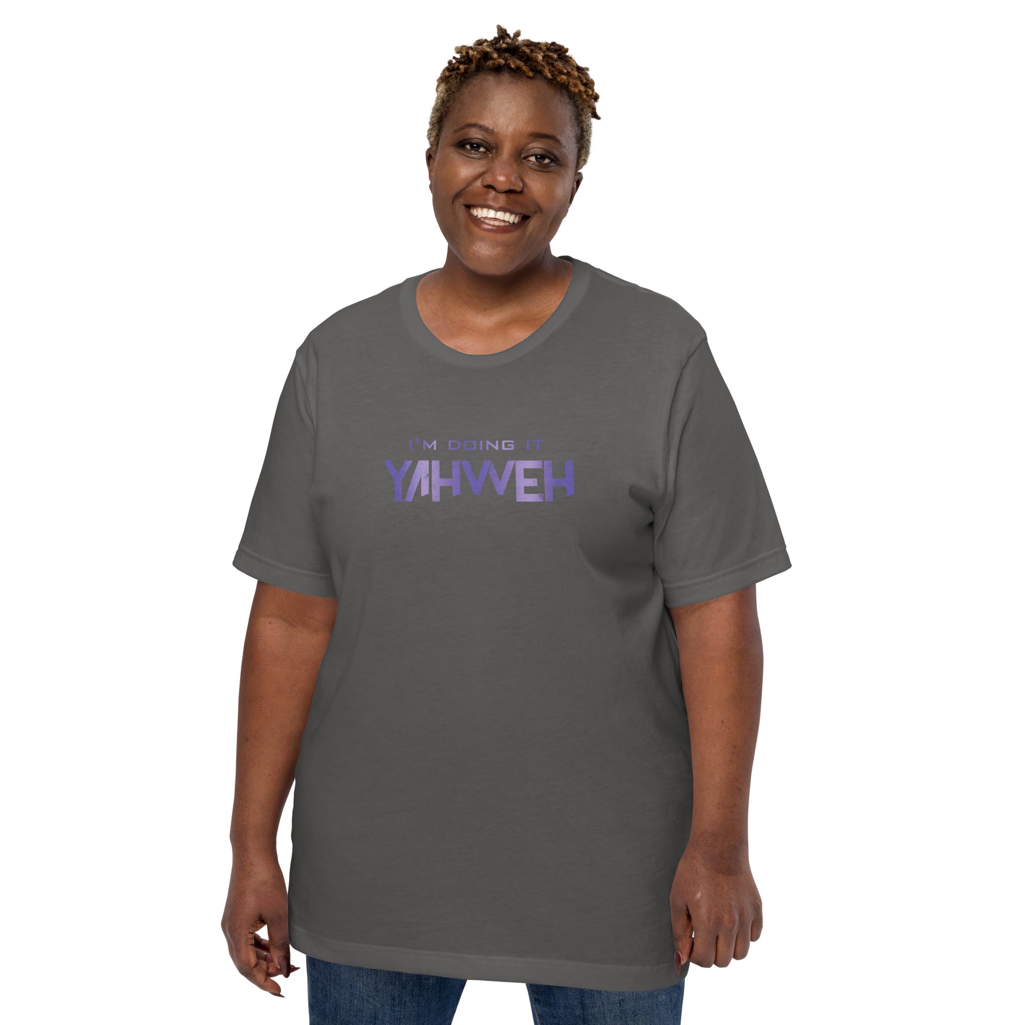 I'm Doing It Yahweh | Unisex Short Sleeve T-Shirt | Amethyst