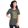 Your Struggle is Your Signal For Change | Short-Sleeve Unisex T-Shirt | Black & Yellow