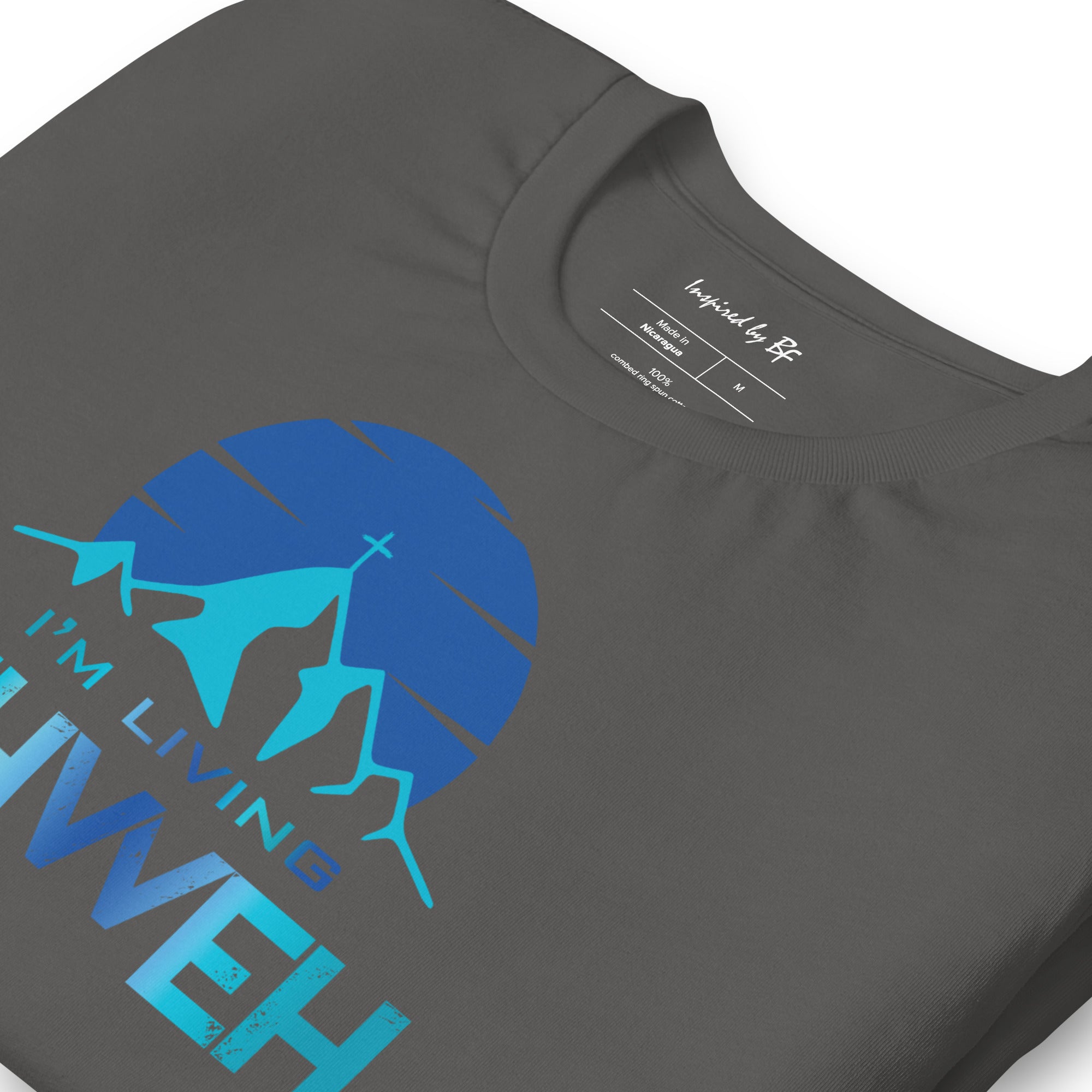 I'm Living Yahweh | Short-Sleeve Unisex T-Shirt | Sapphire
