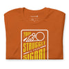 Your Struggle is Your Signal For Change | Short-Sleeve Unisex T-Shirt | Black & Yellow