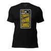 Your Struggle is Your Signal For Change | Short-Sleeve Unisex T-Shirt | Black & Yellow
