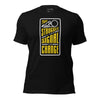 Your Struggle is Your Signal For Change | Short-Sleeve Unisex T-Shirt | Black & Yellow