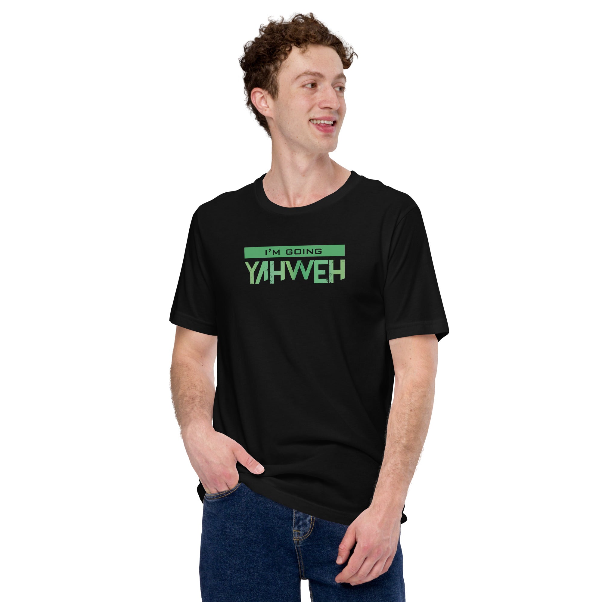 I'm Going Yahweh | Short-Sleeve Unisex T-Shirt | Emerald