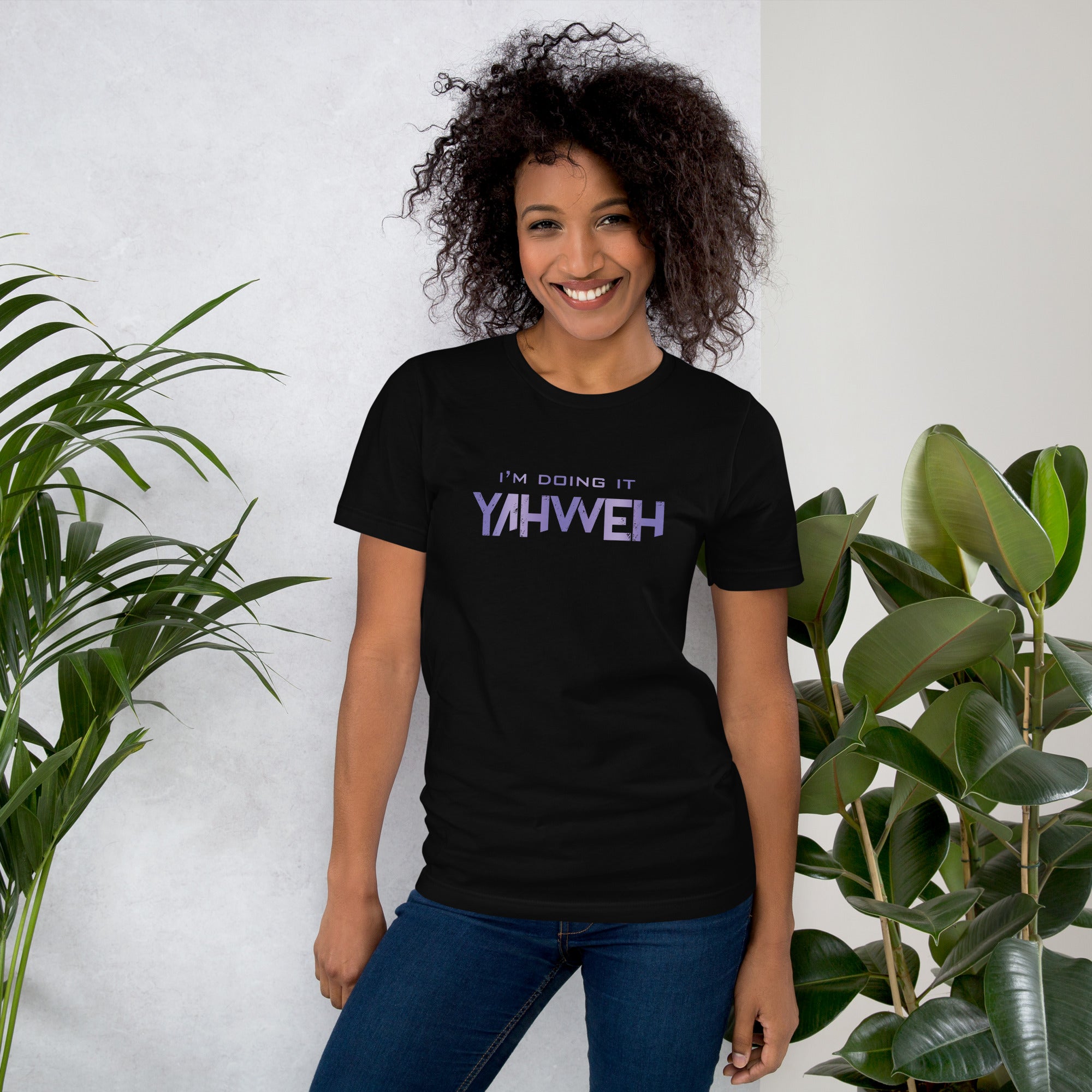 I'm Doing It Yahweh | Unisex Short Sleeve T-Shirt | Amethyst