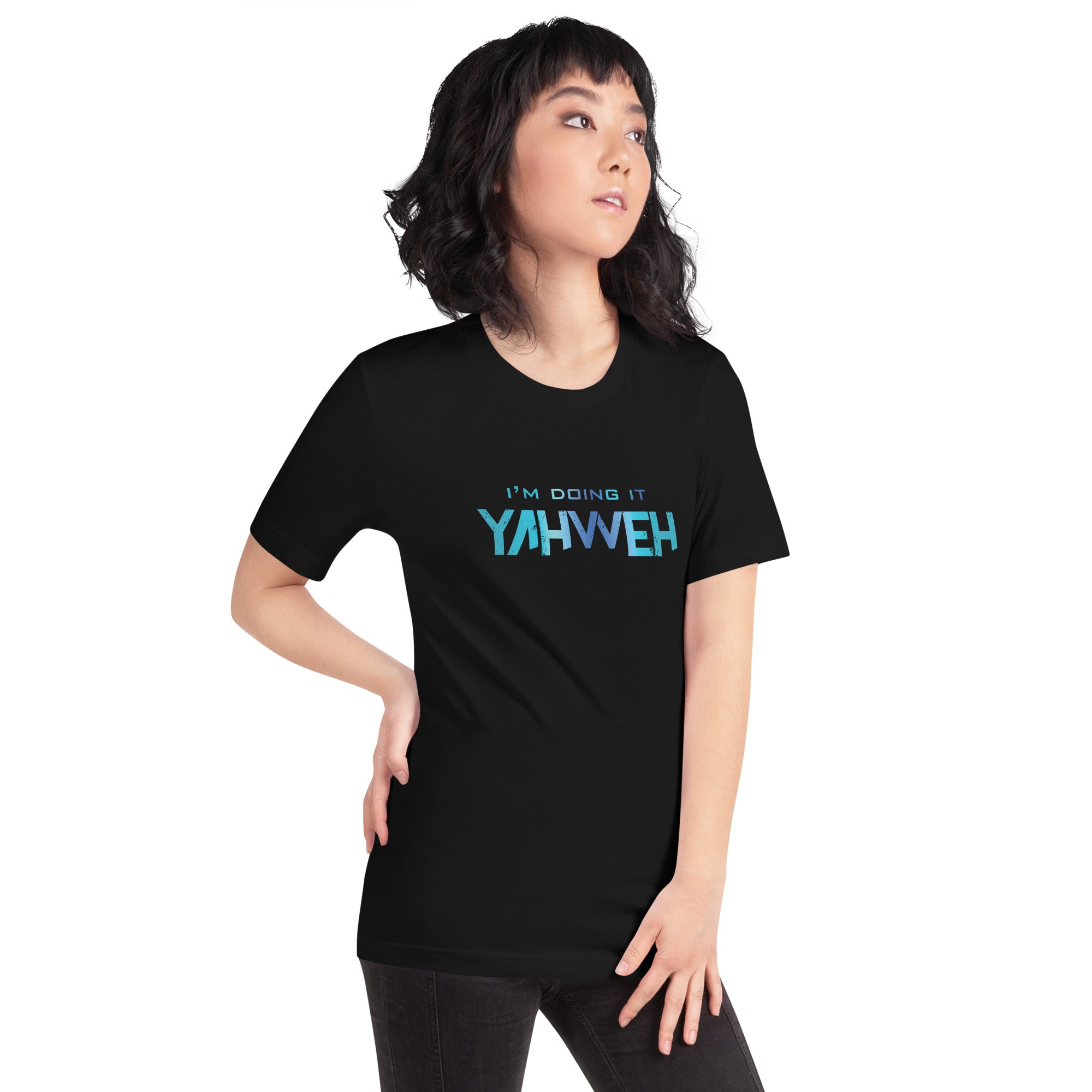 I'm Doing It Yahweh | Unisex Short Sleeve T-Shirt | Sapphire