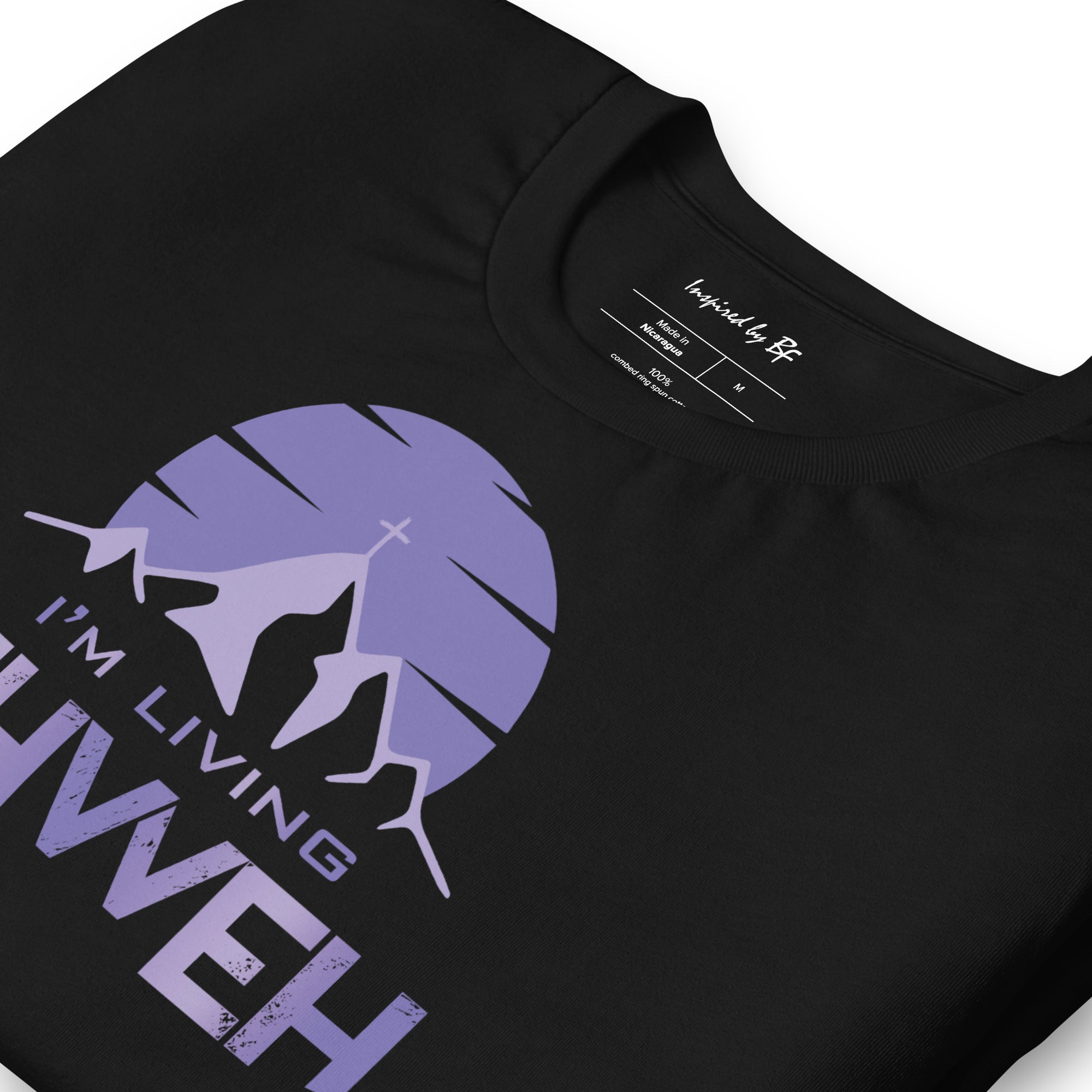 I'm Living Yahweh | Short-Sleeve Unisex T-Shirt | Amethyst
