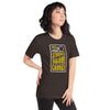 Your Struggle is Your Signal For Change | Short-Sleeve Unisex T-Shirt | Black & Yellow