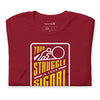 Your Struggle is Your Signal For Change | Short-Sleeve Unisex T-Shirt | Black & Yellow