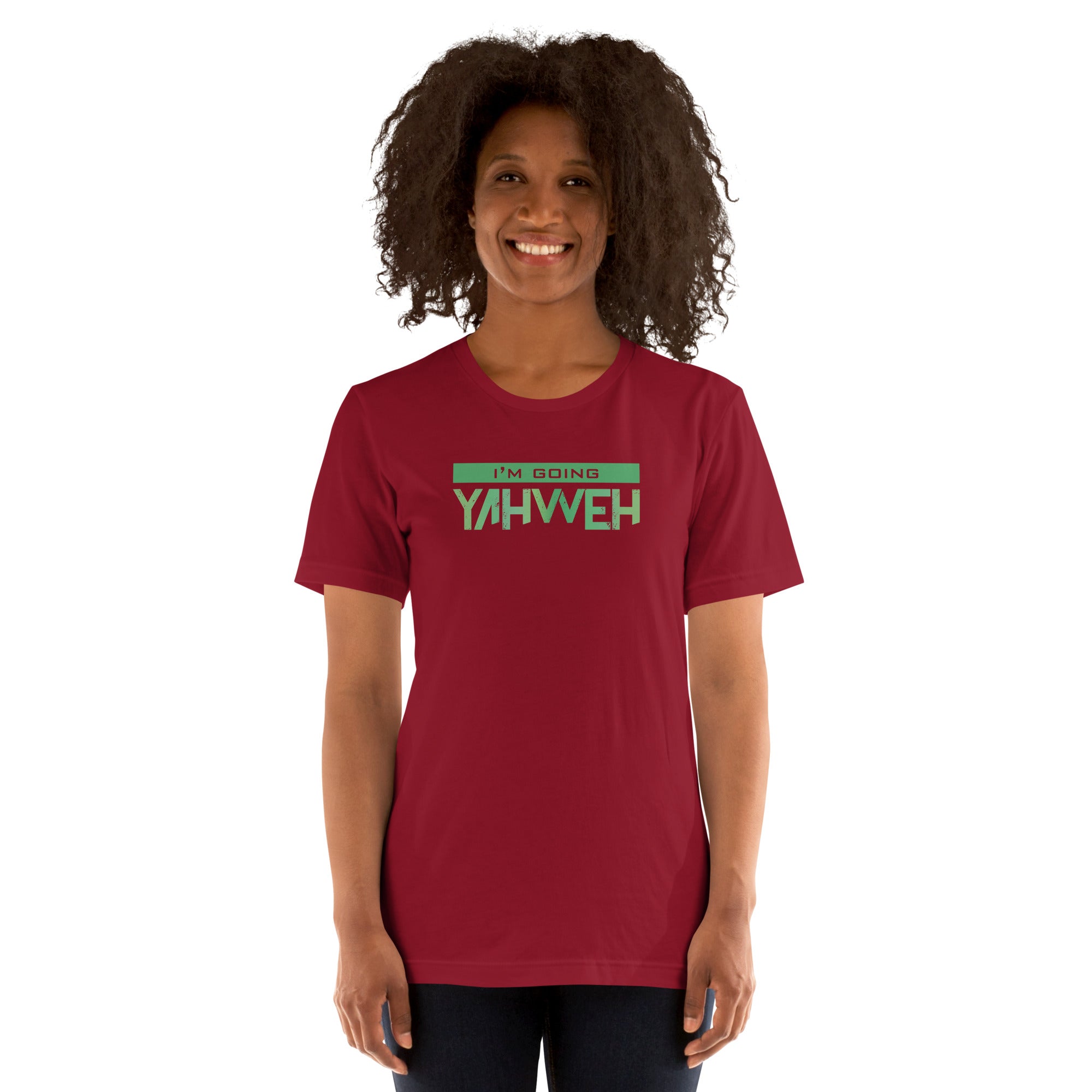 I'm Going Yahweh | Short-Sleeve Unisex T-Shirt | Emerald