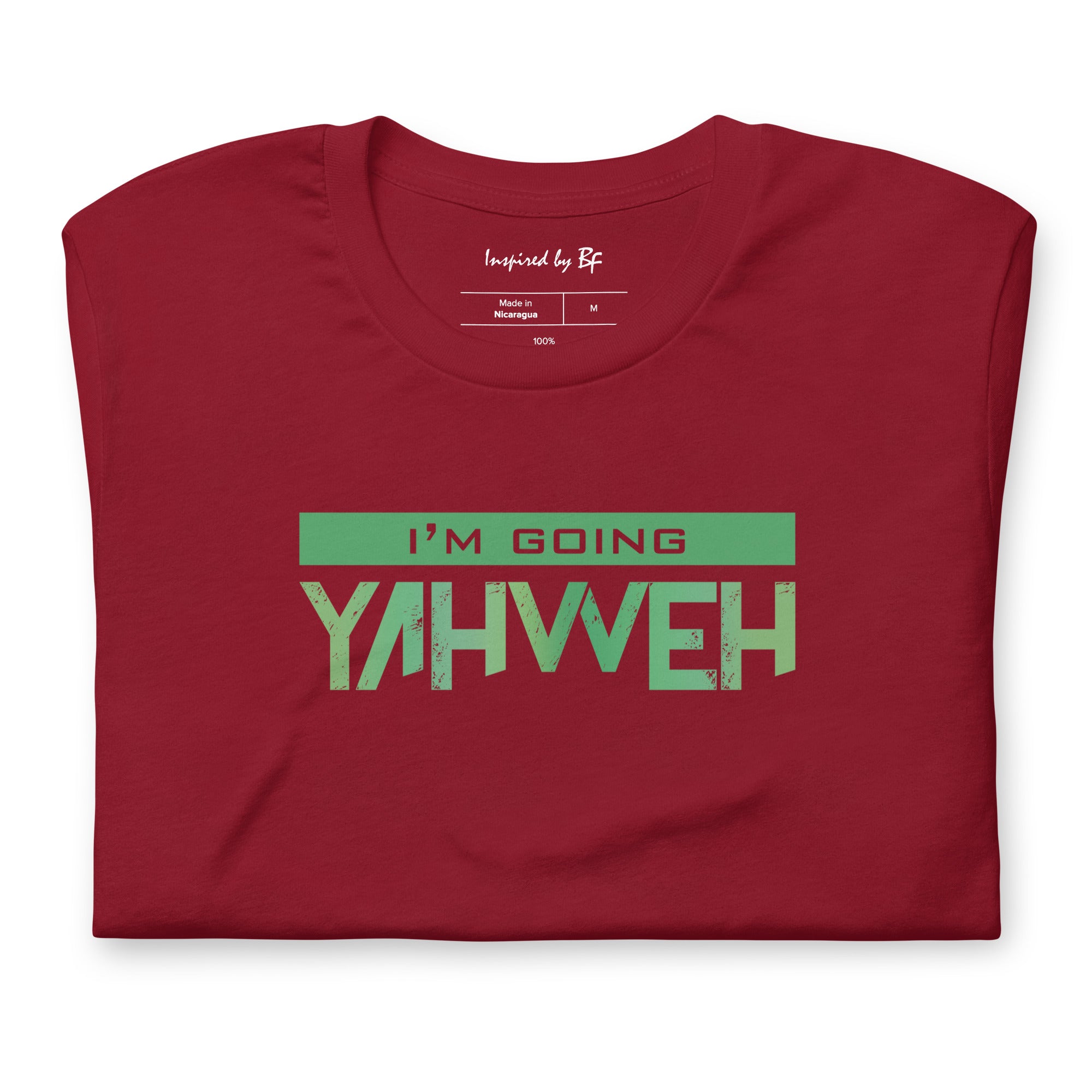 I'm Going Yahweh | Short-Sleeve Unisex T-Shirt | Emerald