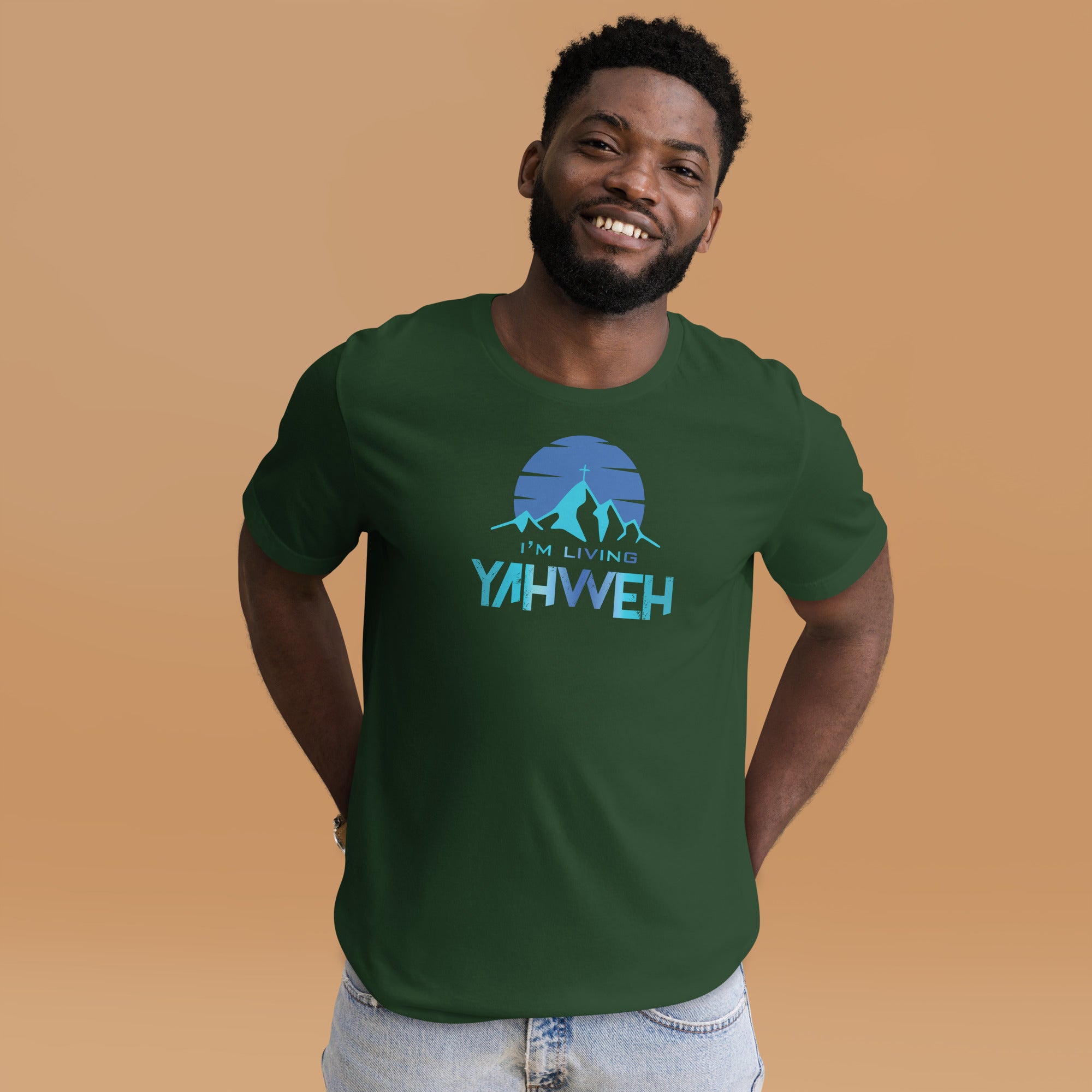 I'm Living Yahweh | Short-Sleeve Unisex T-Shirt | Sapphire