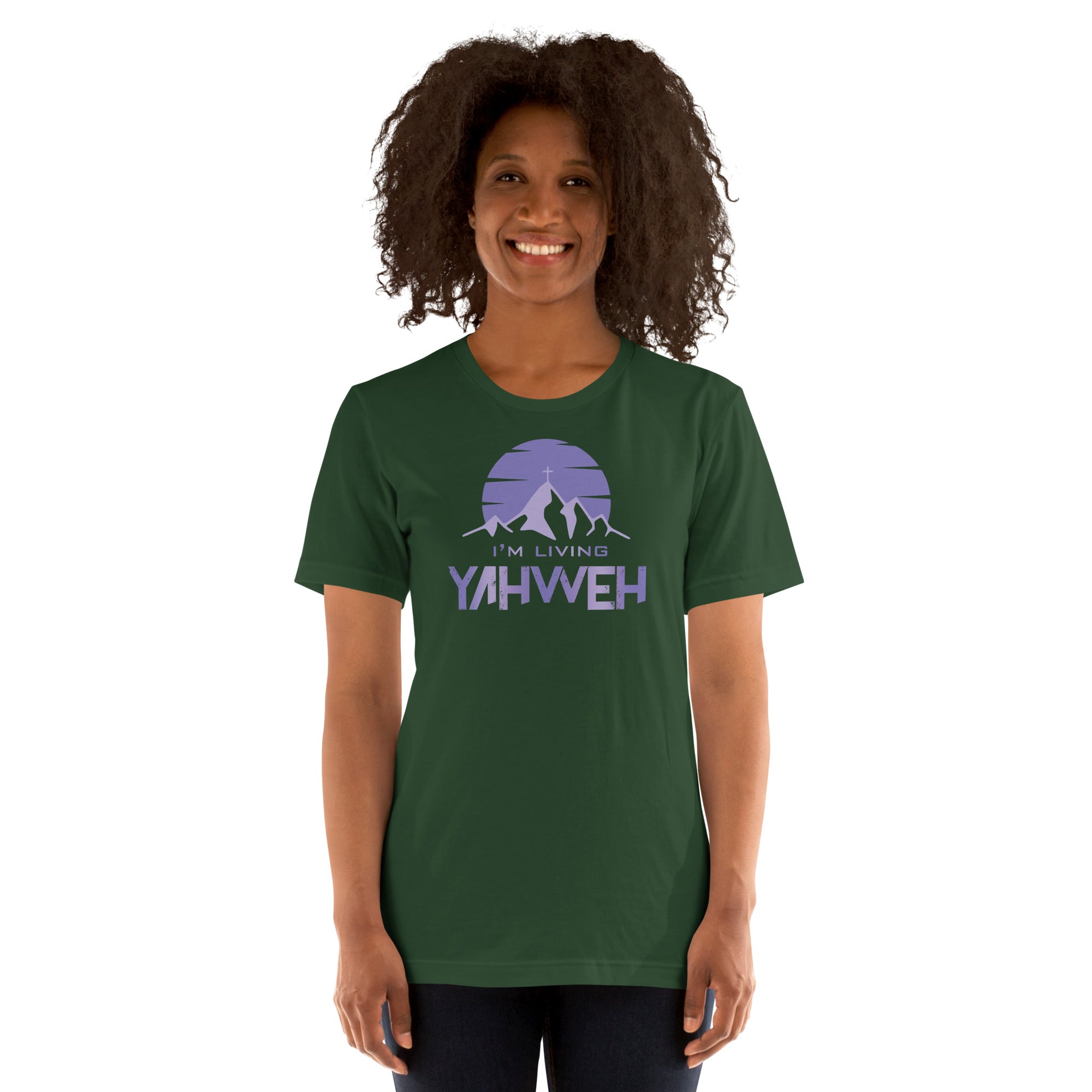 I'm Living Yahweh | Short-Sleeve Unisex T-Shirt | Amethyst