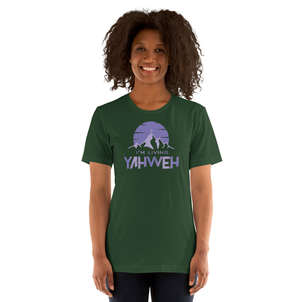 I'm Living Yahweh | Short-Sleeve Unisex T-Shirt | Amethyst