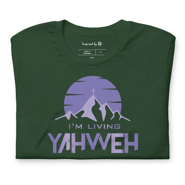 I'm Living Yahweh | Short-Sleeve Unisex T-Shirt | Amethyst
