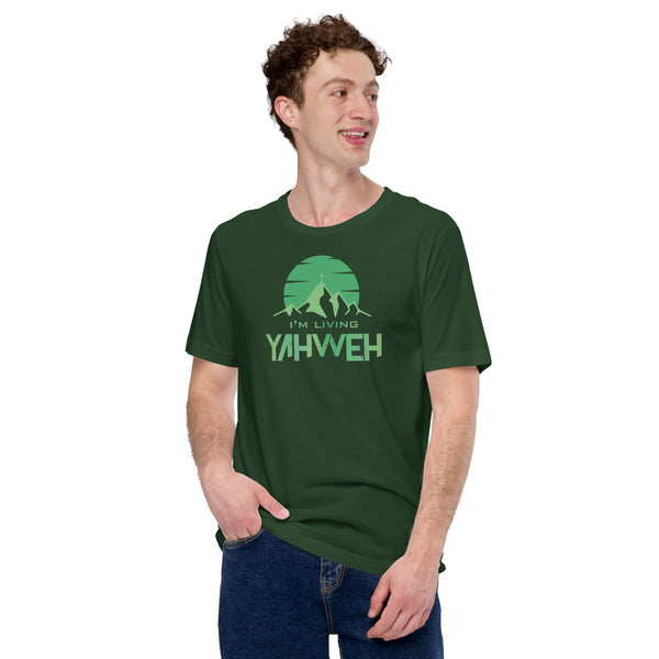 I'm Living Yahweh | Short-Sleeve Unisex T-Shirt | Emerald