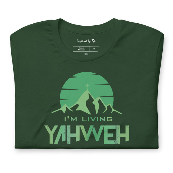 I'm Living Yahweh | Short-Sleeve Unisex T-Shirt | Emerald