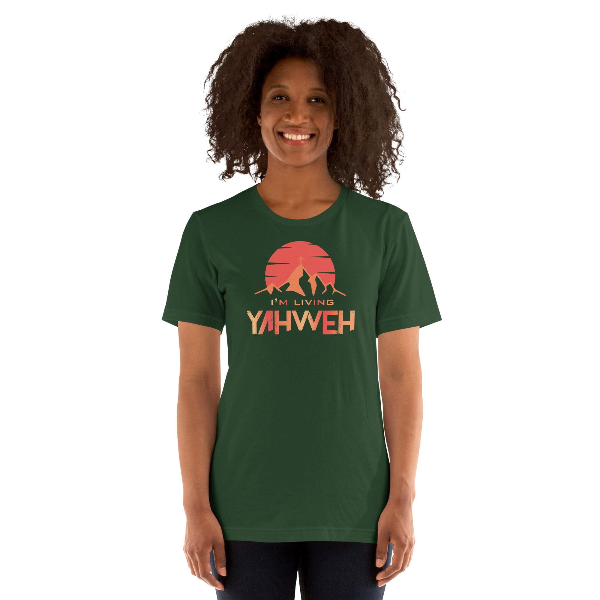 I'm Living Yahweh | Short-Sleeve Unisex T-Shirt | Ruby