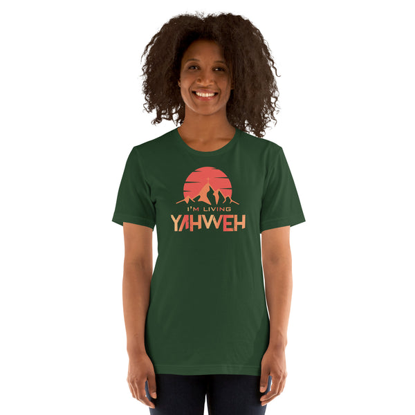 I'm Living Yahweh | Short-Sleeve Unisex T-Shirt | Ruby