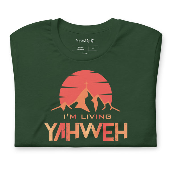 I'm Living Yahweh | Short-Sleeve Unisex T-Shirt | Ruby