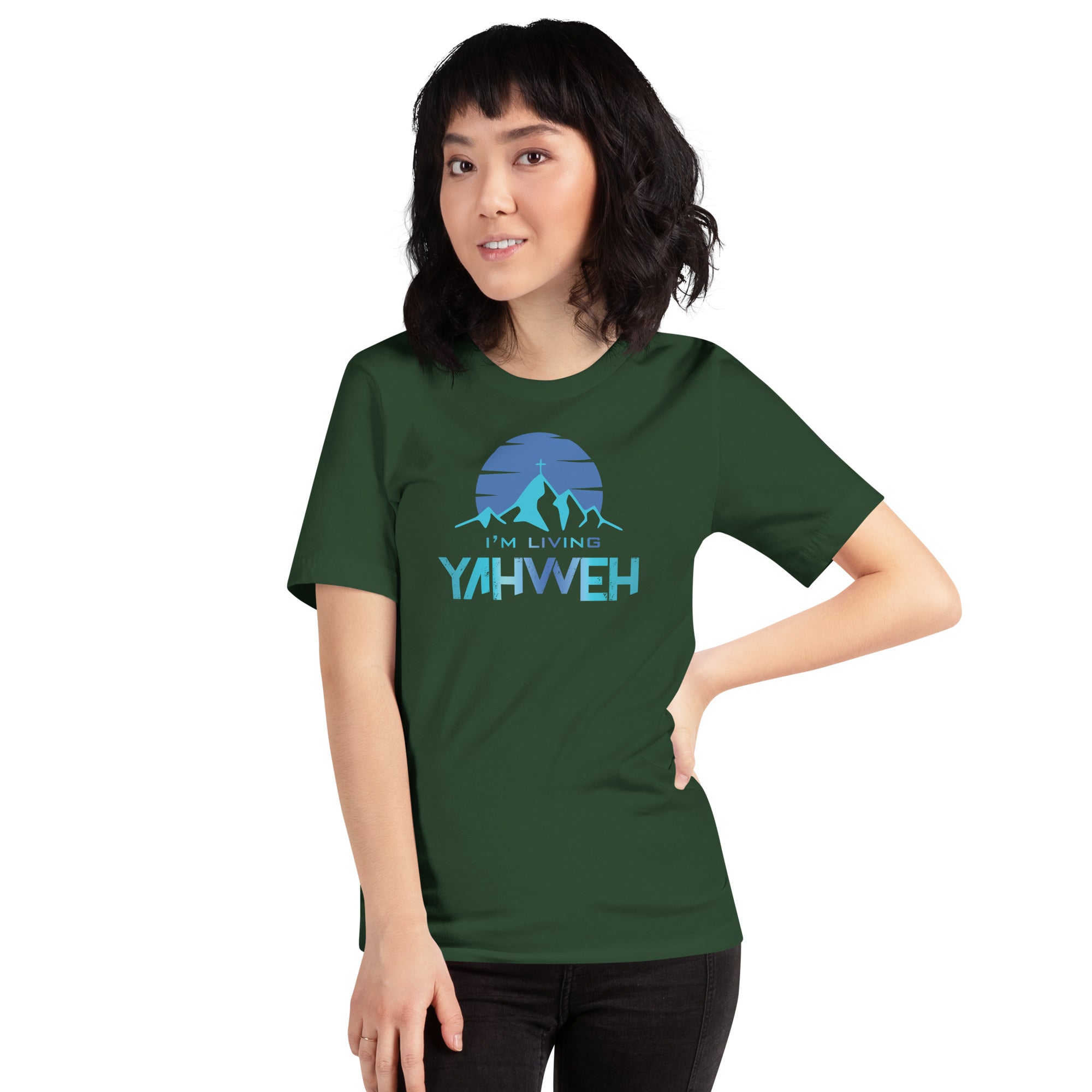 I'm Living Yahweh | Short-Sleeve Unisex T-Shirt | Sapphire