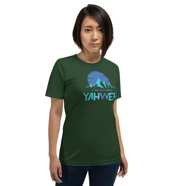 I'm Living Yahweh | Short-Sleeve Unisex T-Shirt | Sapphire