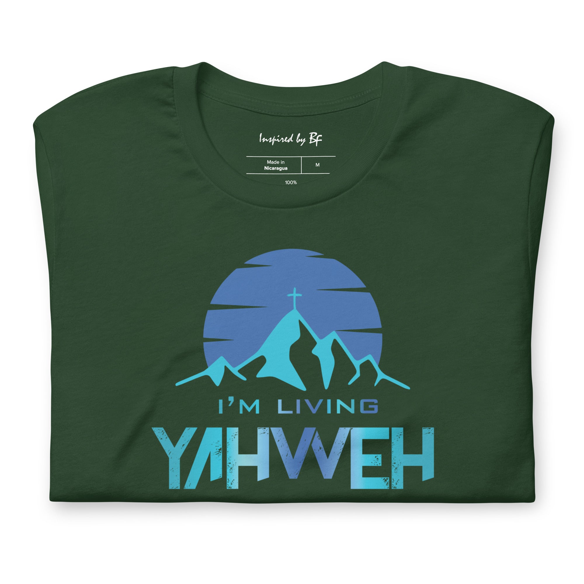 I'm Living Yahweh | Short-Sleeve Unisex T-Shirt | Sapphire