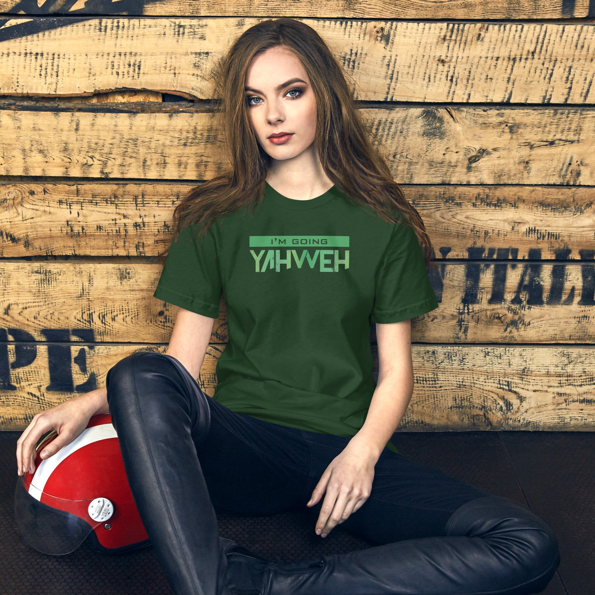 I'm Going Yahweh | Short-Sleeve Unisex T-Shirt | Emerald