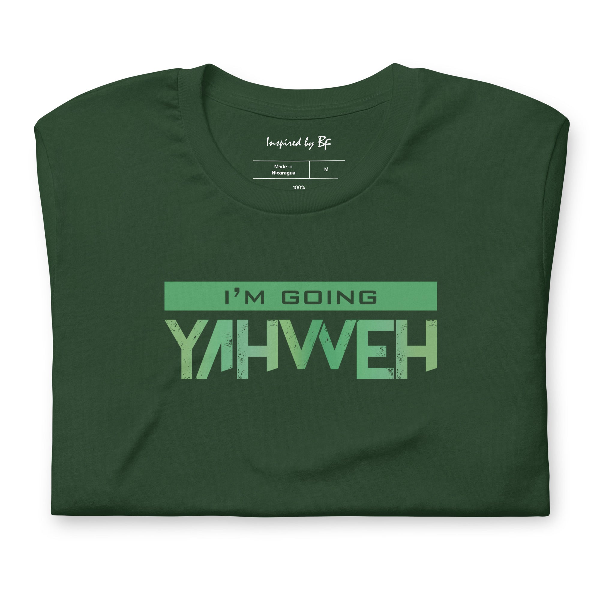 I'm Going Yahweh | Short-Sleeve Unisex T-Shirt | Emerald