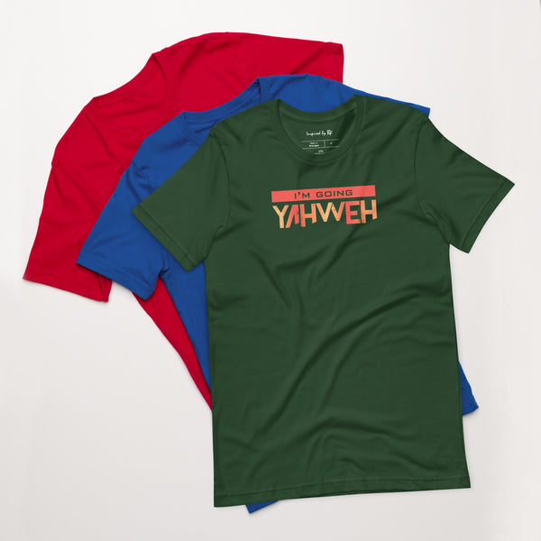 I'm Living Yahweh | Short-Sleeve Unisex T-Shirt | Ruby