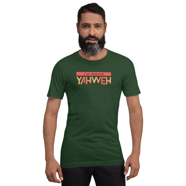 I'm Living Yahweh | Short-Sleeve Unisex T-Shirt | Ruby