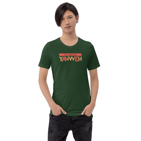 I'm Living Yahweh | Short-Sleeve Unisex T-Shirt | Ruby