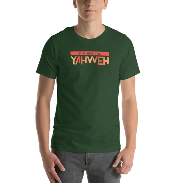 I'm Living Yahweh | Short-Sleeve Unisex T-Shirt | Ruby