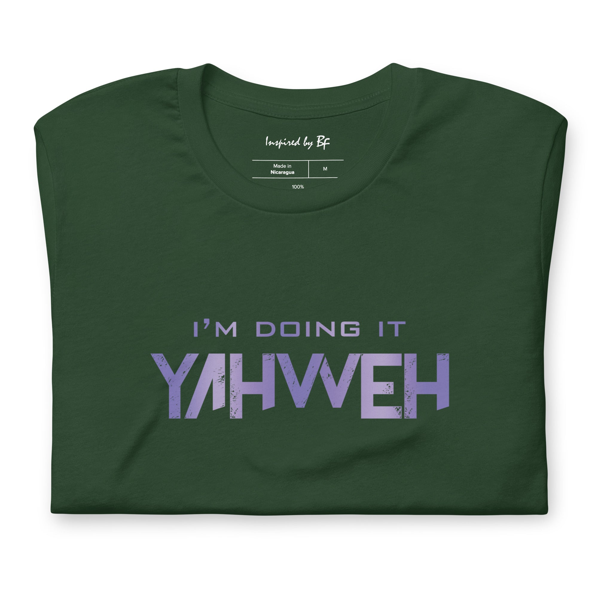 I'm Doing It Yahweh | Unisex Short Sleeve T-Shirt | Amethyst