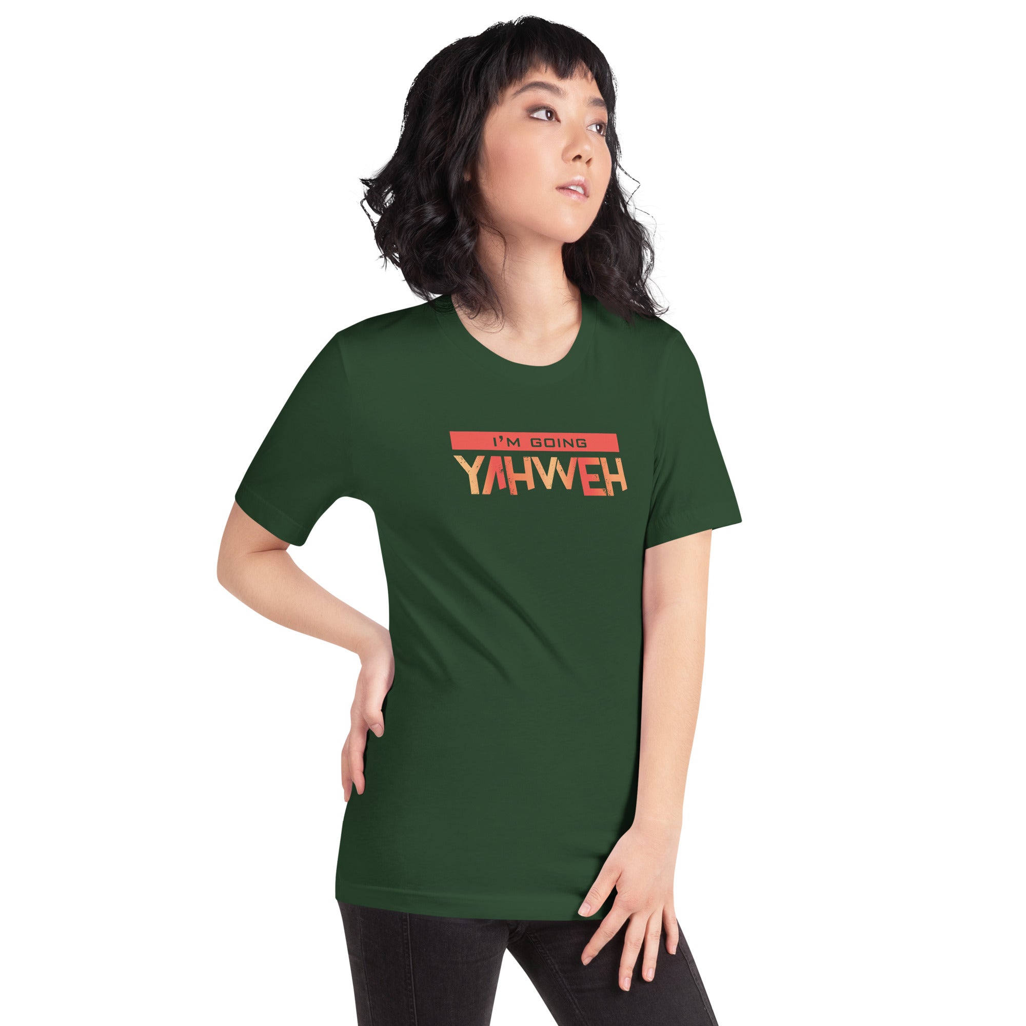 I'm Living Yahweh | Short-Sleeve Unisex T-Shirt | Ruby