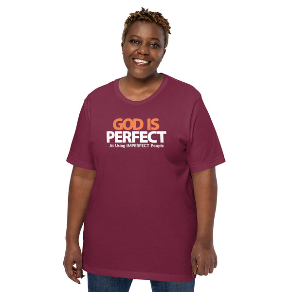 God is Perfect at Using Imperfect People | Short-Sleeve Unisex T-Shirt