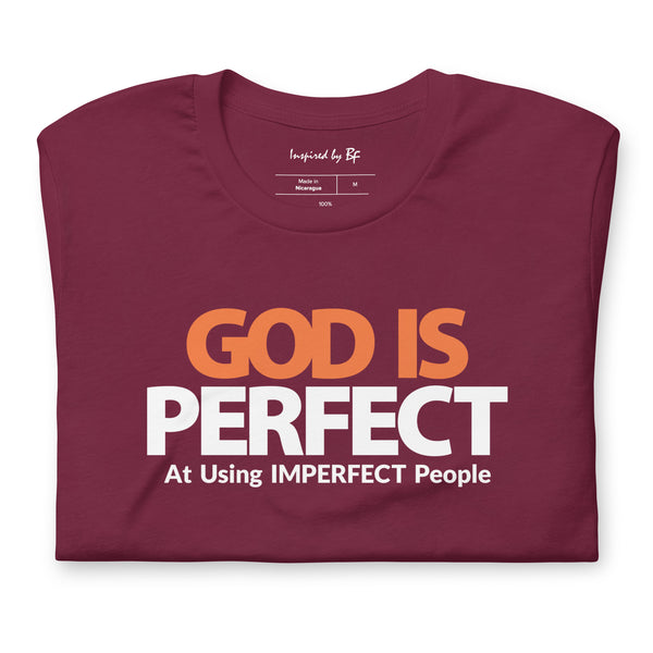 God is Perfect at Using Imperfect People | Short-Sleeve Unisex T-Shirt
