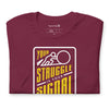 Your Struggle is Your Signal For Change | Short-Sleeve Unisex T-Shirt | Black & Yellow