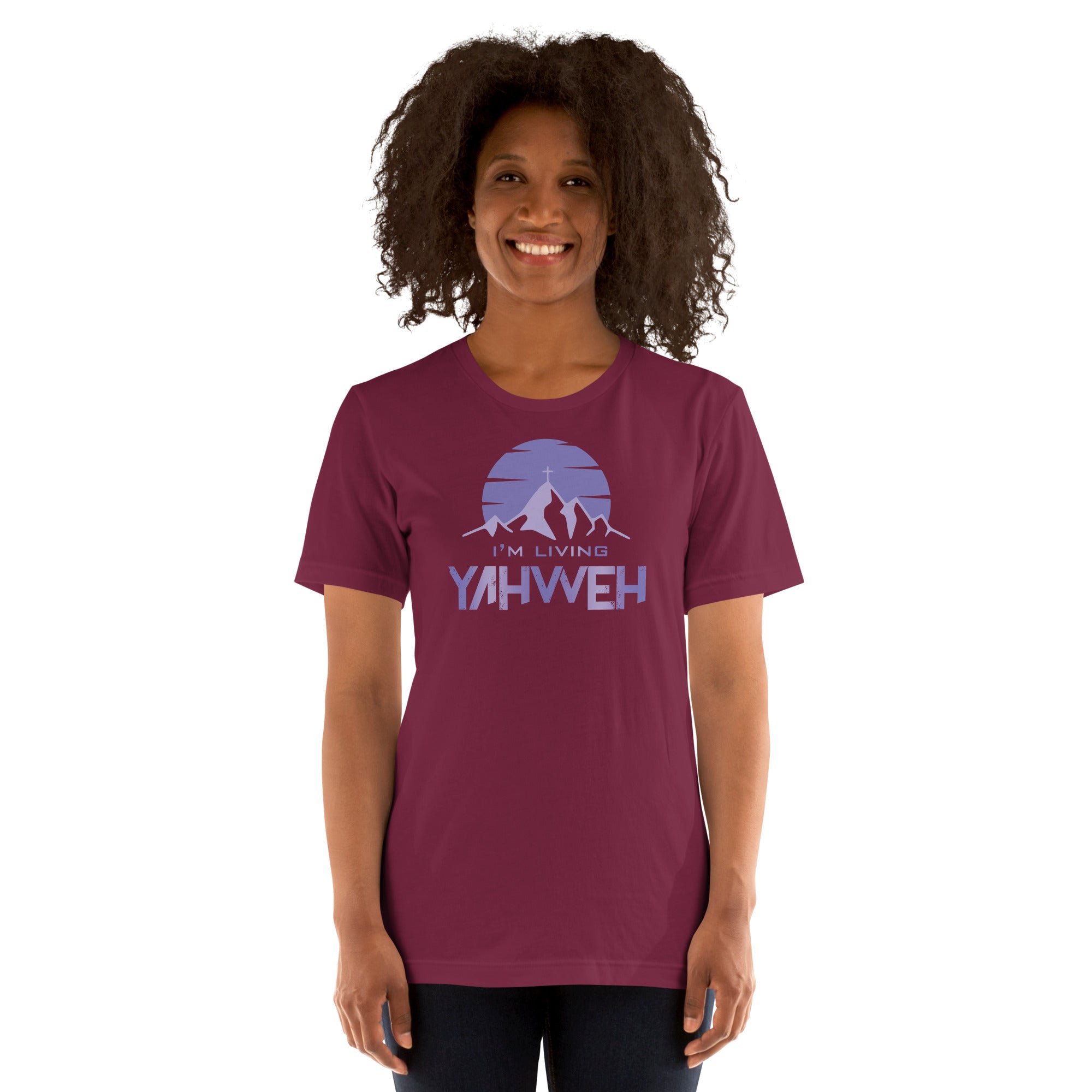 I'm Living Yahweh | Short-Sleeve Unisex T-Shirt | Amethyst