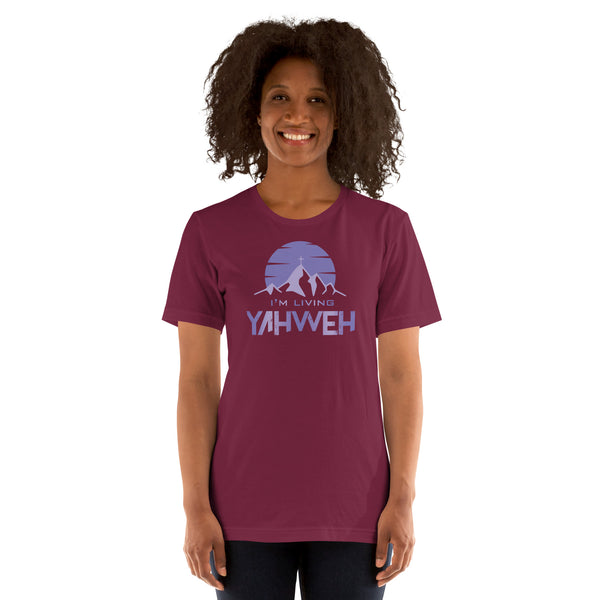 I'm Living Yahweh | Short-Sleeve Unisex T-Shirt | Amethyst