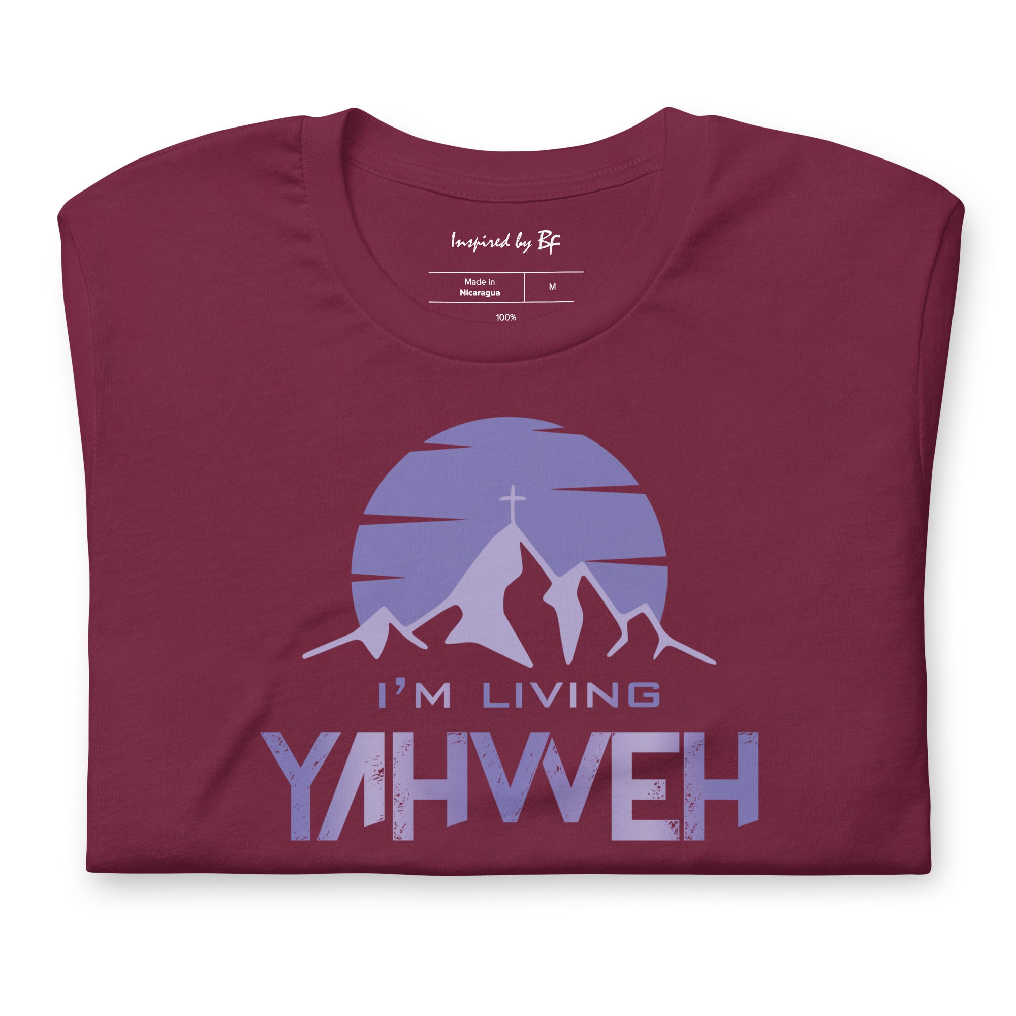 I'm Living Yahweh | Short-Sleeve Unisex T-Shirt | Amethyst