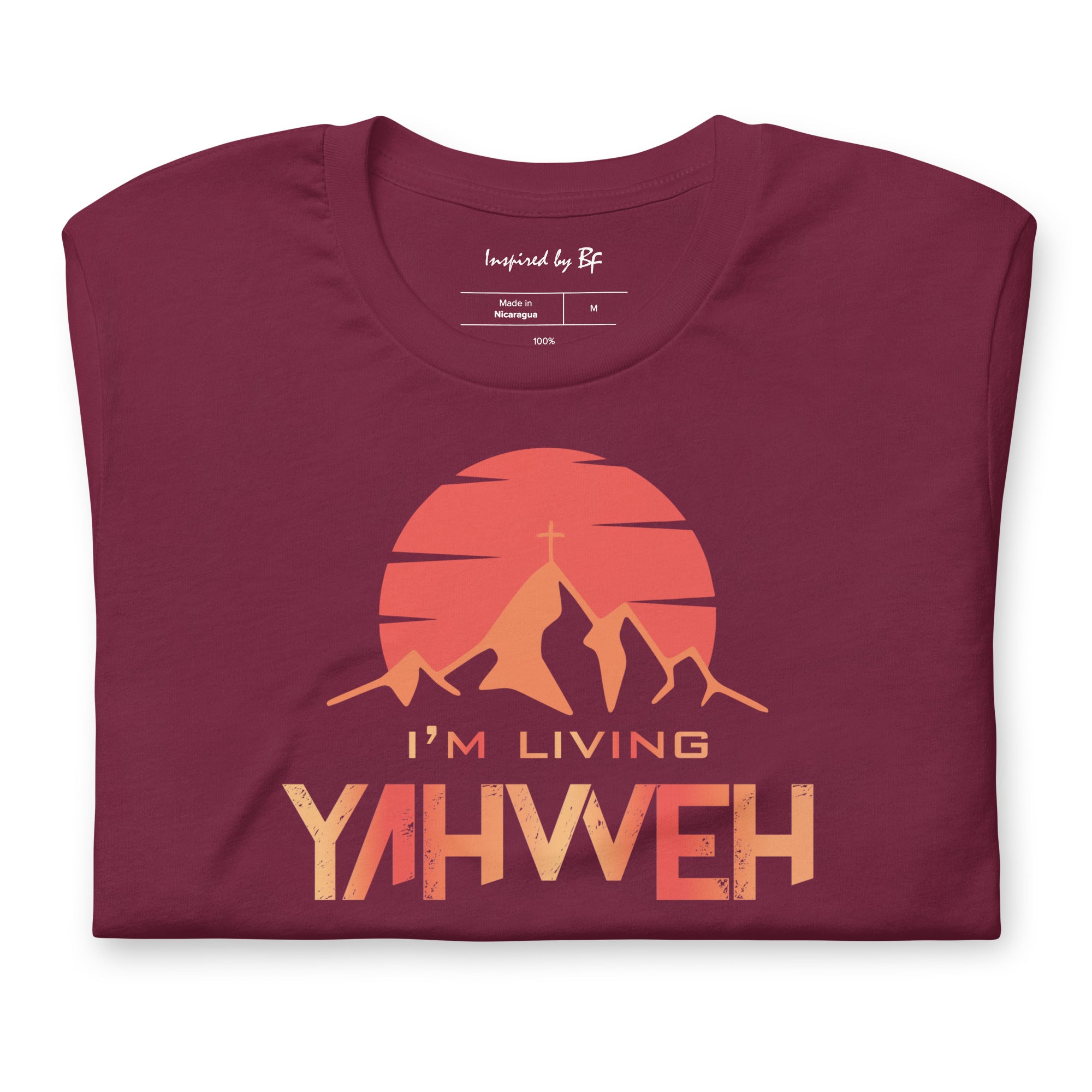 I'm Living Yahweh | Short-Sleeve Unisex T-Shirt | Ruby