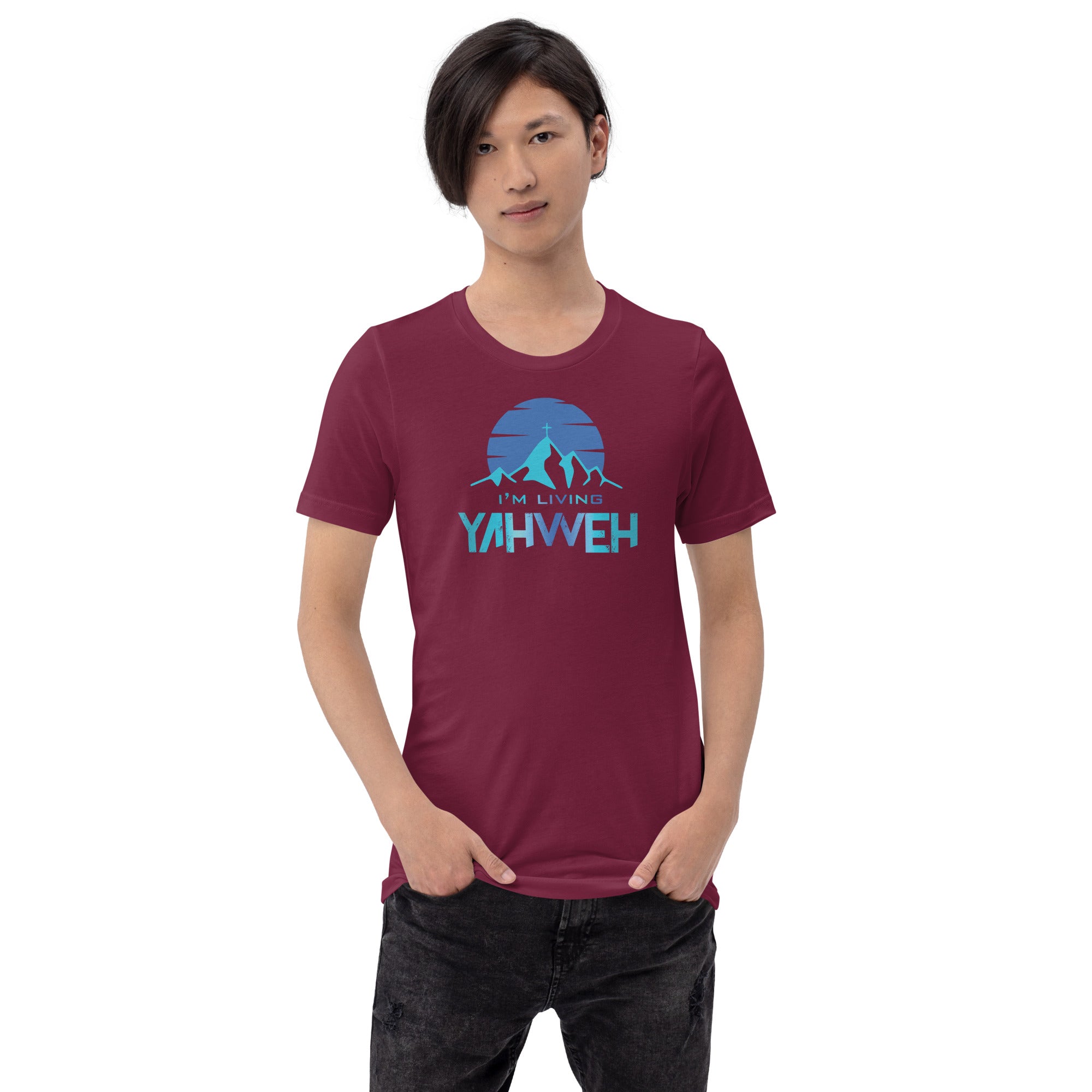 I'm Living Yahweh | Short-Sleeve Unisex T-Shirt | Sapphire