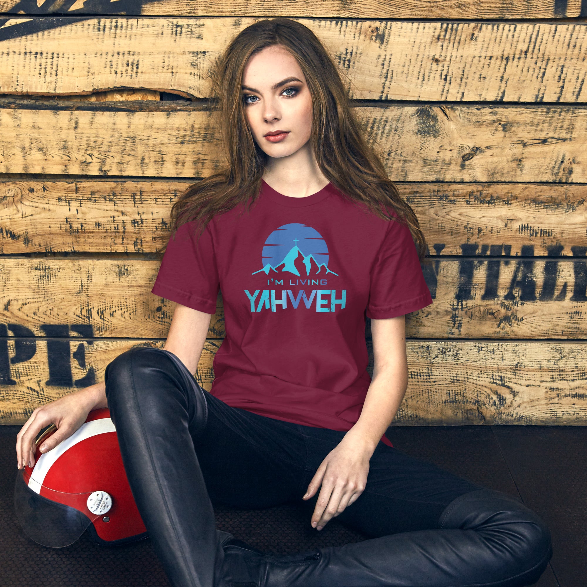 I'm Living Yahweh | Short-Sleeve Unisex T-Shirt | Sapphire