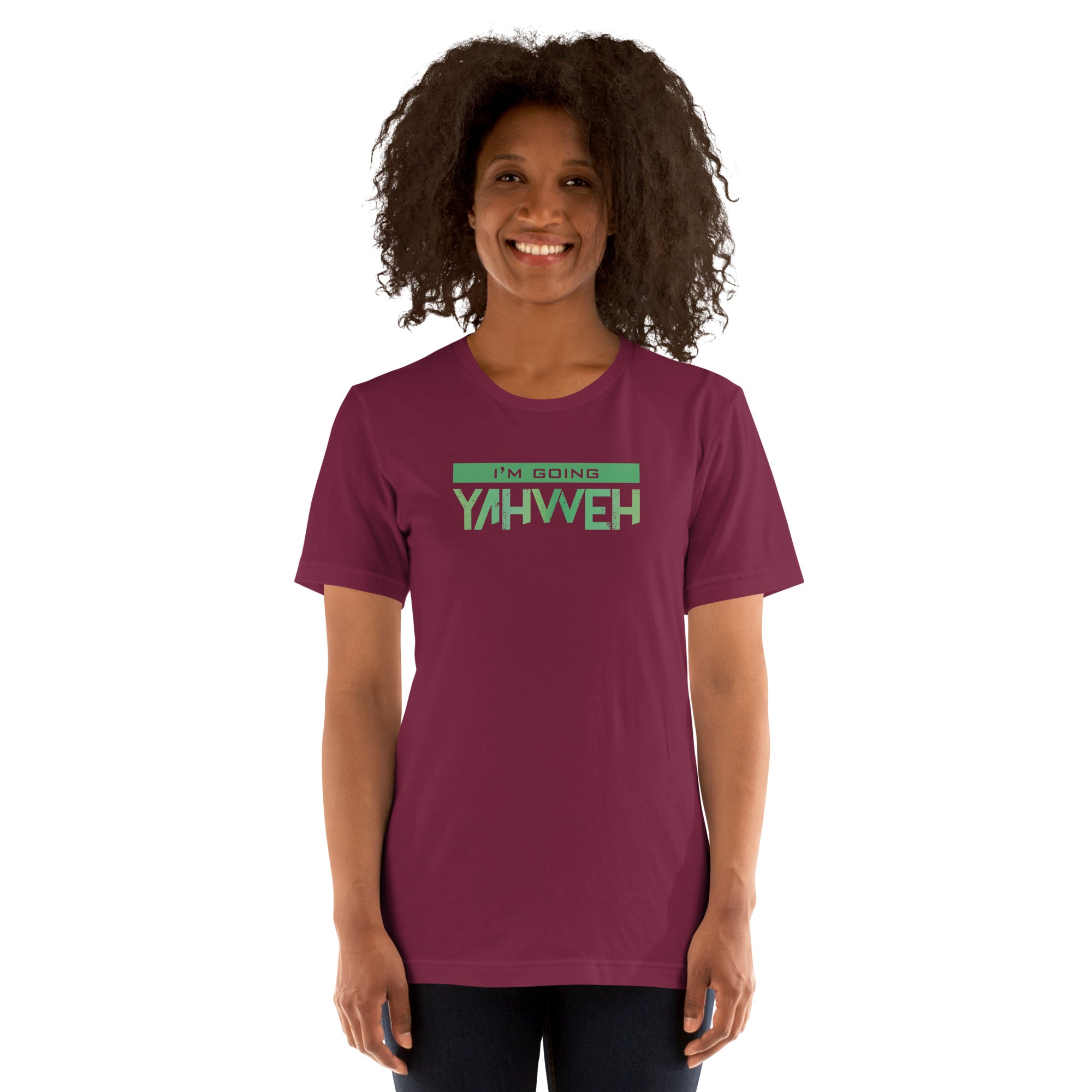 I'm Going Yahweh | Short-Sleeve Unisex T-Shirt | Emerald