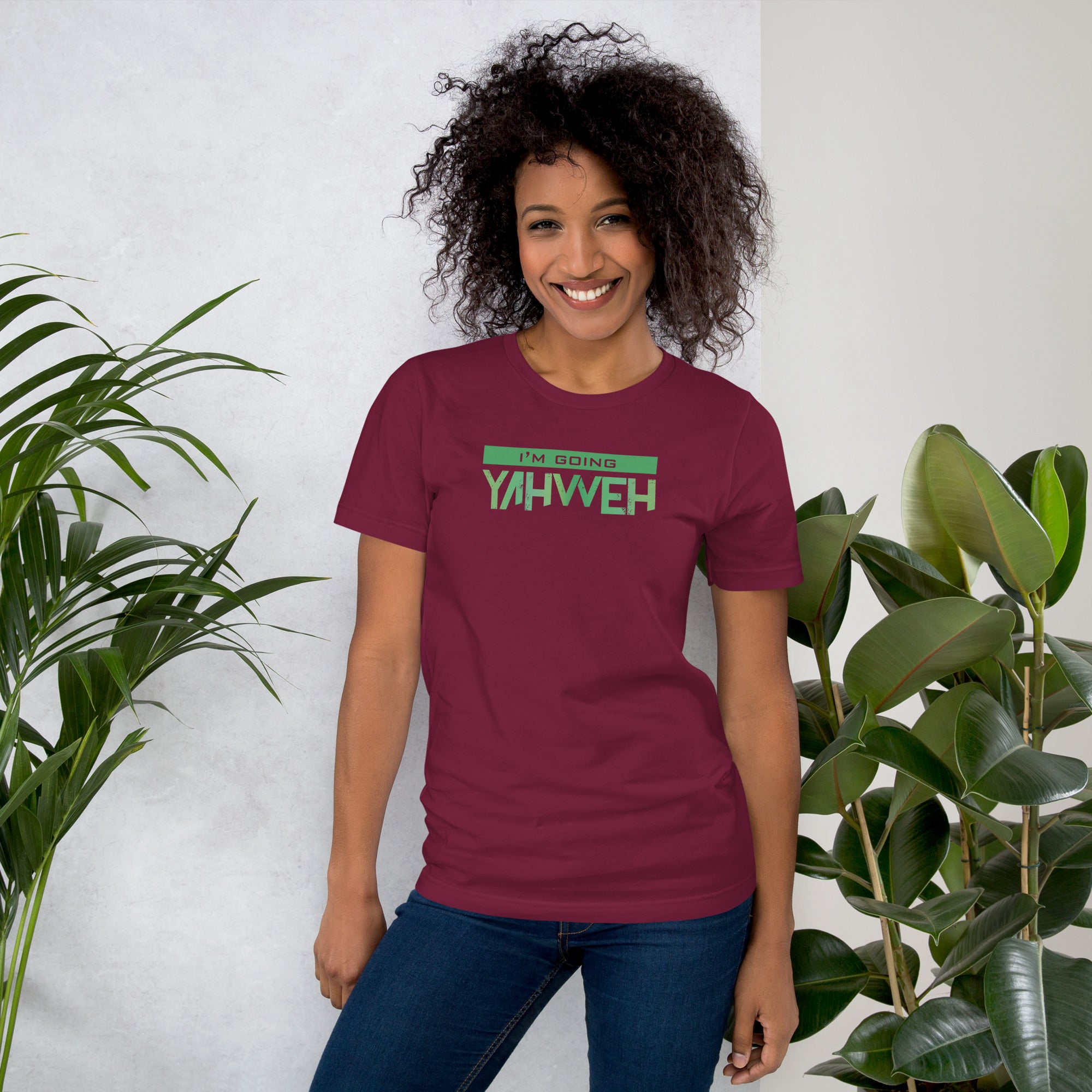 I'm Going Yahweh | Short-Sleeve Unisex T-Shirt | Emerald