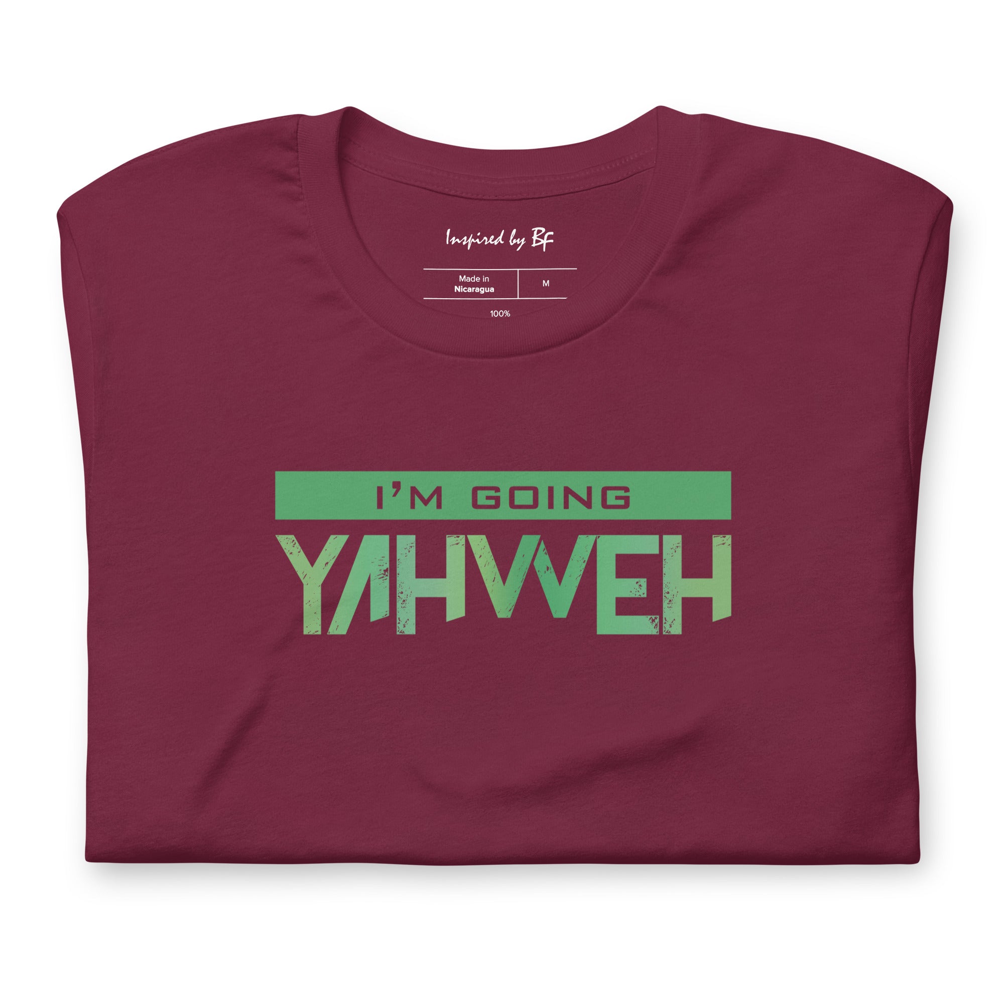 I'm Going Yahweh | Short-Sleeve Unisex T-Shirt | Emerald