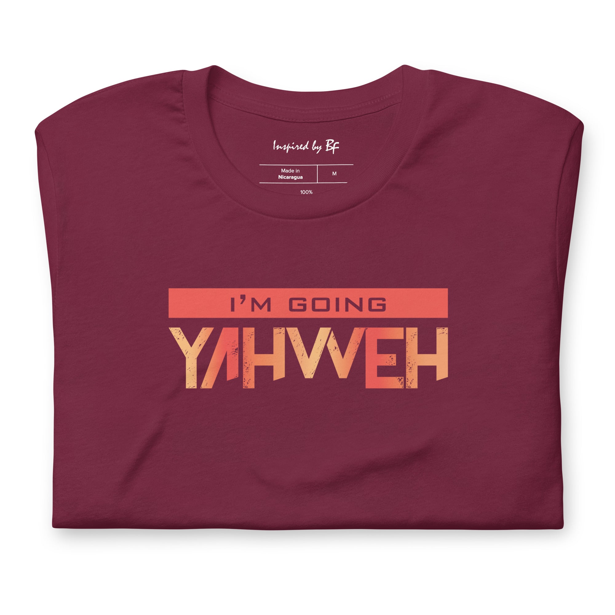 I'm Living Yahweh | Short-Sleeve Unisex T-Shirt | Ruby